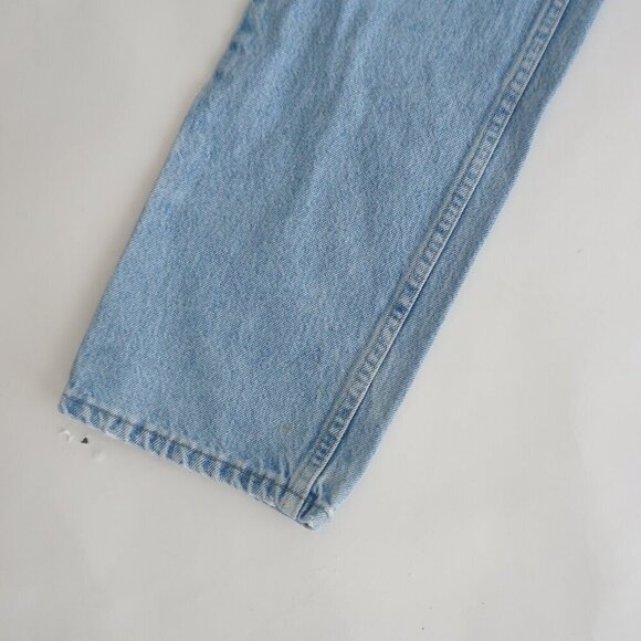Vintage Lee Light Wash Straight Leg Blue Denim Jeans 34X32 - Picture 5 of 16